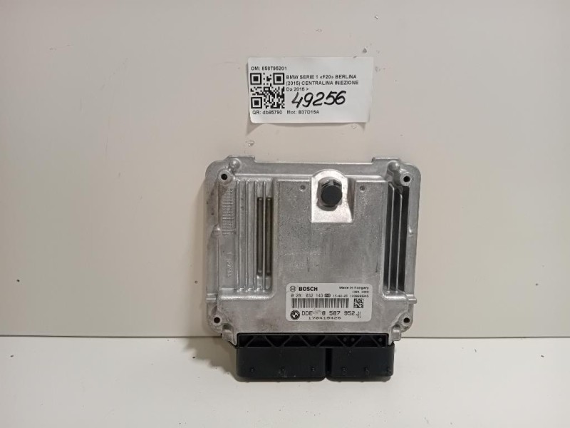 Centralina Iniezione 858795201 Bmw Serie 1 F20 Berlina 2015