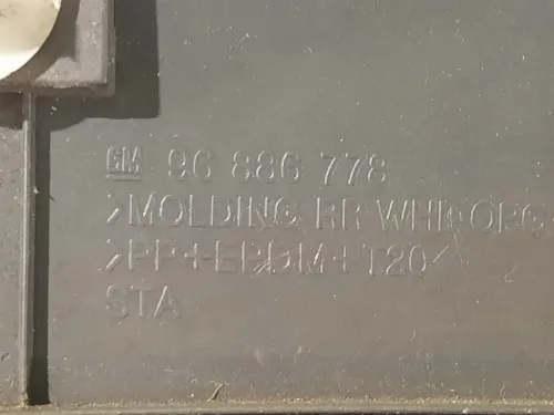 Passaruota POST DX MODANATURA 96886778 Chevrolet Orlando 2011