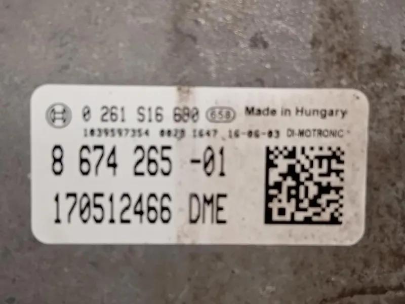 Centralina Iniezione 867426501 Bmw Serie 1 F20 Berlina 2015