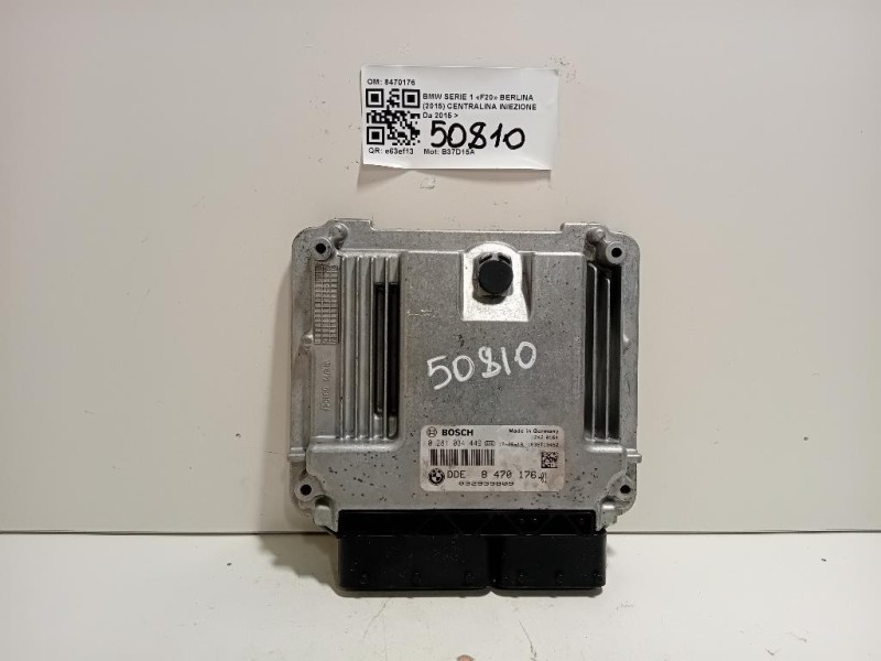Centralina Iniezione 8470176 Bmw Serie 1 F20 Berlina 2015