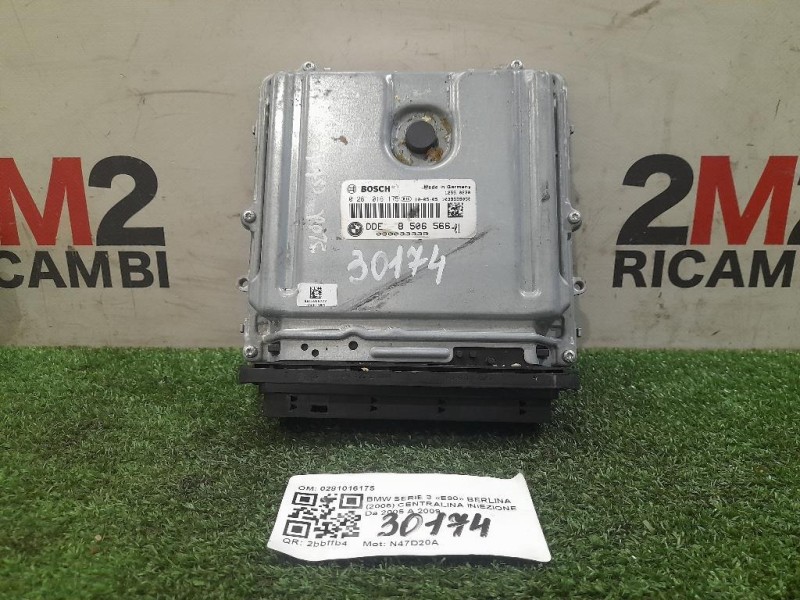 Centralina Iniezione 0281016175 Bmw Serie 3 E90 Berlina 2005