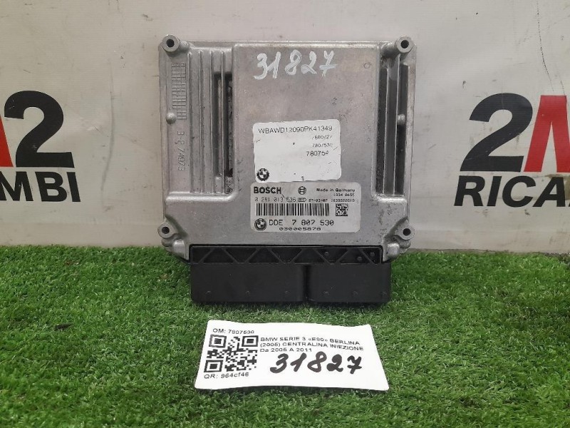 Centralina Iniezione 7807530 Bmw Serie 3 E90 Berlina 2005
