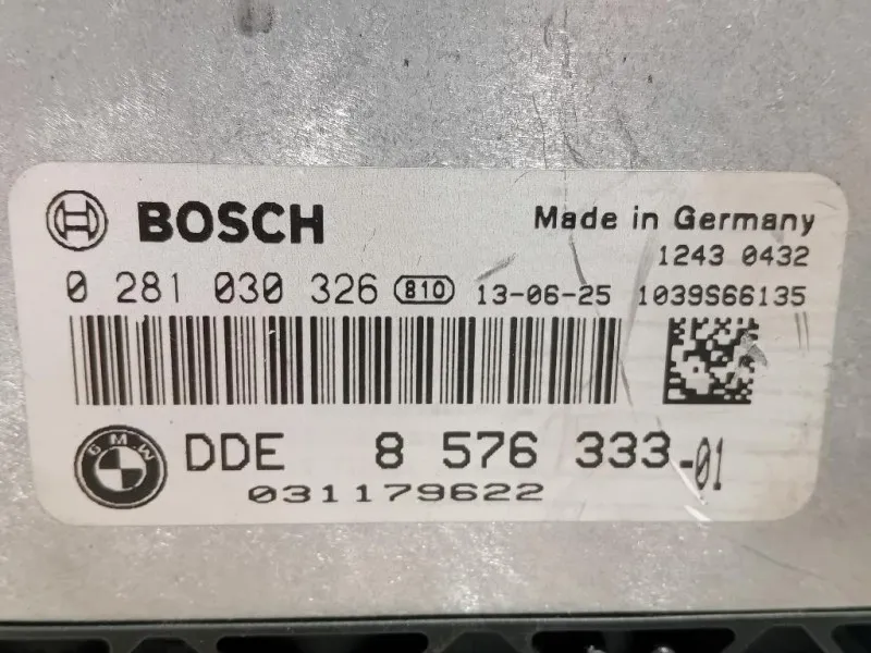 Centralina Iniezione 8576333 Bmw Serie 3 F30 Berlina 2012