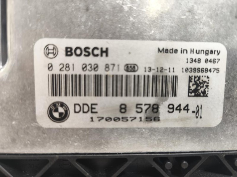 Centralina Iniezione 8578944 Bmw Serie 3 F31 Touring 2012