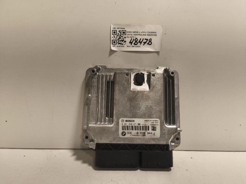 Centralina Iniezione 8578944 Bmw Serie 3 F31 Touring 2012