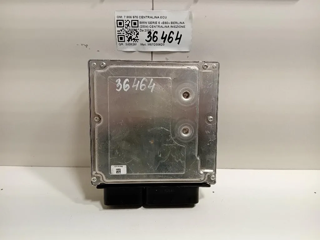 Centralina Iniezione 7 806 976 CENTRALINA ECU Bmw Serie 5 E60 Berlina 2004