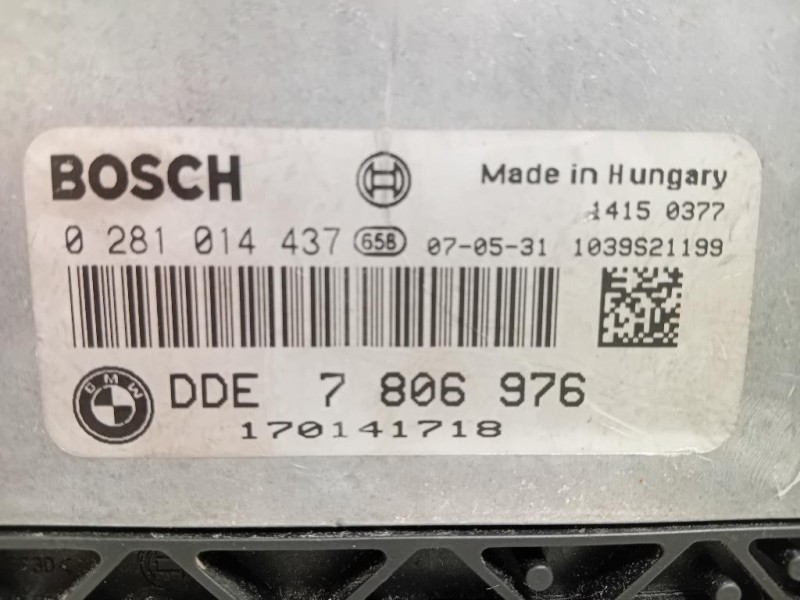 Centralina Iniezione 7 806 976 CENTRALINA ECU Bmw Serie 5 E60 Berlina 2004