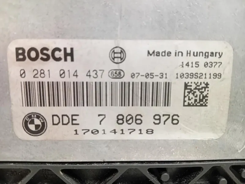 Centralina Iniezione 7 806 976 CENTRALINA ECU Bmw Serie 5 E60 Berlina 2004