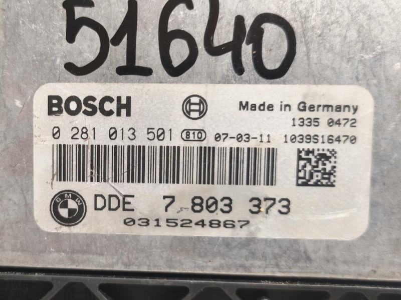 Centralina Iniezione 7803373 Bmw Serie 5 E60 Berlina 2004