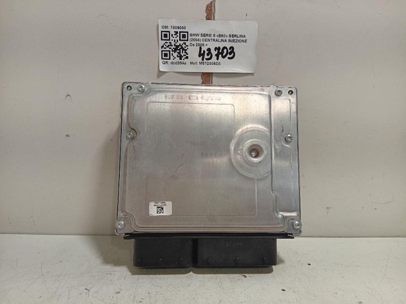 Centralina Iniezione 7809000 Bmw Serie 5 E60 Berlina 2004