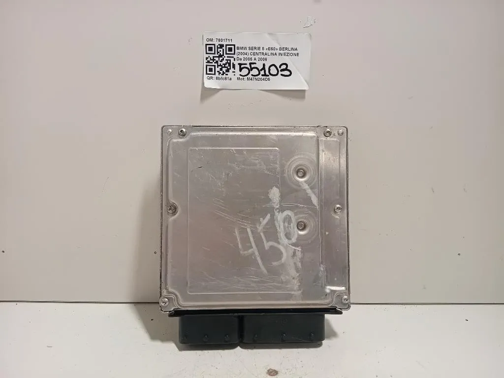Centralina Iniezione 7801711 Bmw Serie 5 E60 Berlina 2004