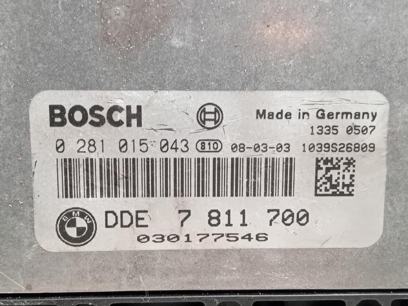 Centralina Iniezione 7811700 Bmw Serie 5 E60 Berlina 2004