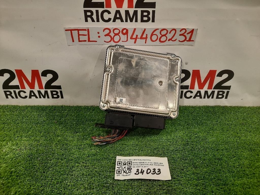 Centralina Iniezione 8 574 380 CENTRALINA ECU Bmw Serie 5 F10 Berlina 2010