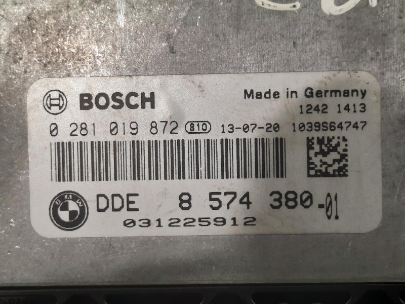 Centralina Iniezione 8 574 380 CENTRALINA ECU Bmw Serie 5 F10 Berlina 2010