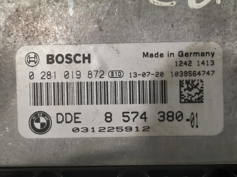 Centralina Iniezione 8 574 380 CENTRALINA ECU Bmw Serie 5 F10 Berlina 2010