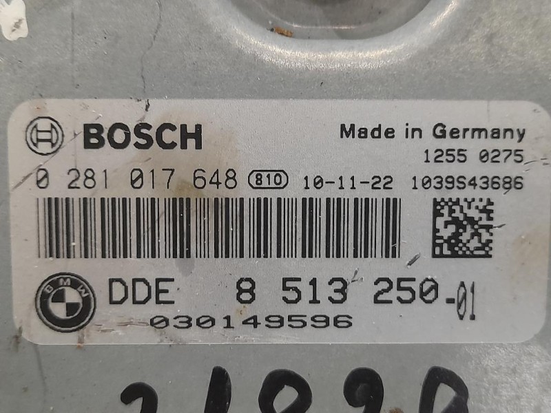 Centralina Iniezione 8513250-01 Bmw Serie 5 F10 Berlina 2010