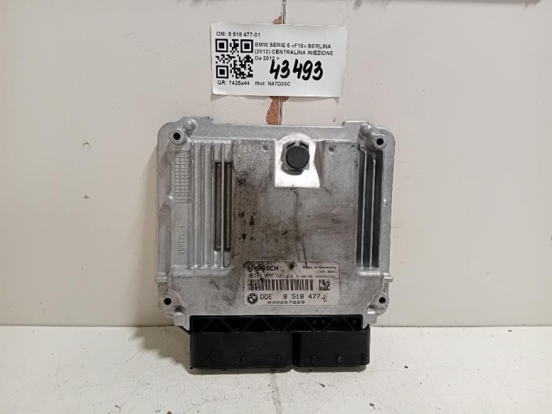 Centralina Iniezione 8 518 477-01 Bmw Serie 5 F10 Berlina 2012