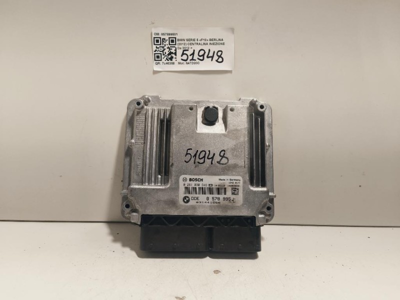 Centralina Iniezione 857899501 Bmw Serie 5 F10 Berlina 2012
