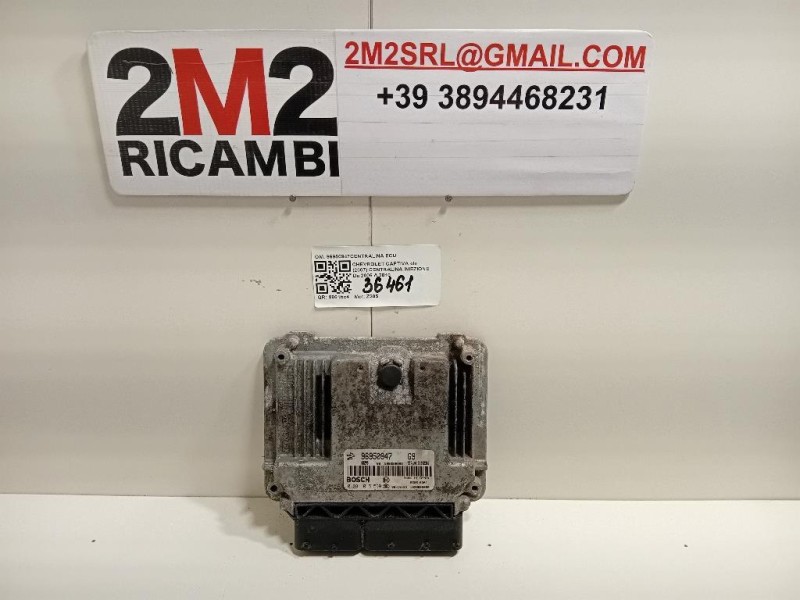 Centralina Iniezione 96950947CENTRALINA ECU Chevrolet Captiva I 2007