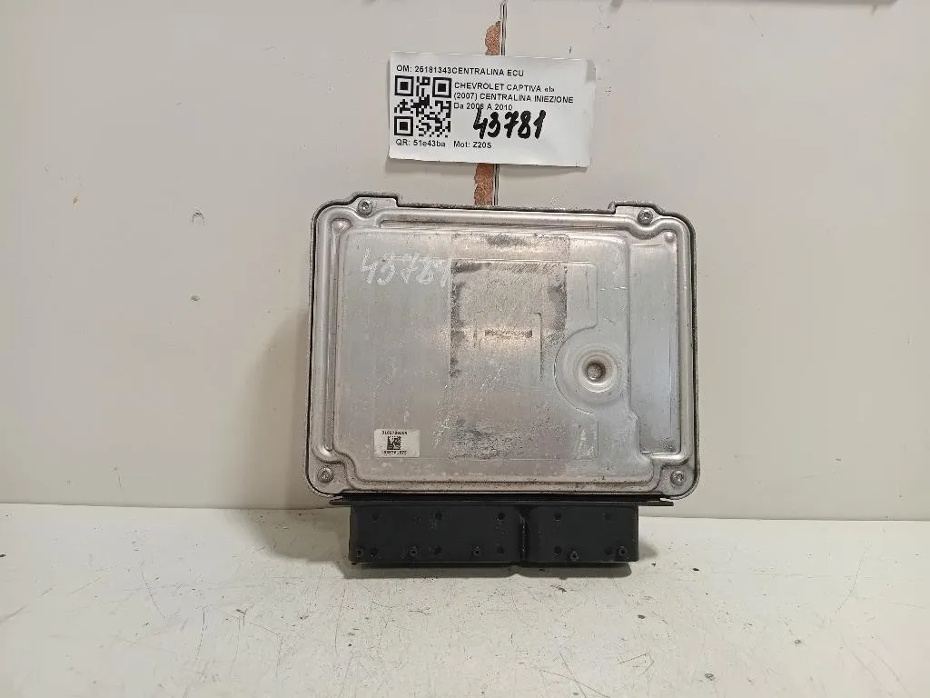 Centralina Iniezione 25181343CENTRALINA ECU Chevrolet Captiva I 2007