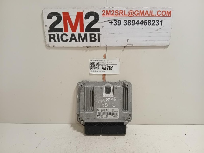 Centralina Iniezione 25181343CENTRALINA ECU Chevrolet Captiva I 2007