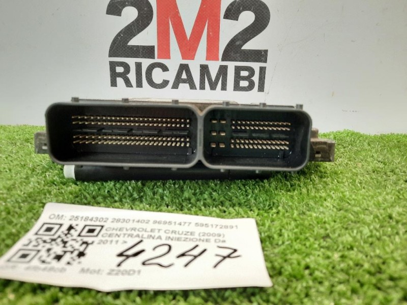 Centralina Iniezione 25184302 28301402 96951477 595172891 Chevrolet Cruze 2009