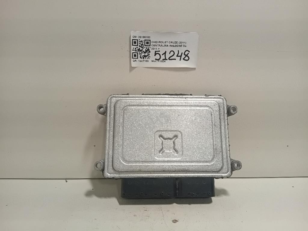 Centralina Iniezione 25186182 96964295 Chevrolet Cruze 2011