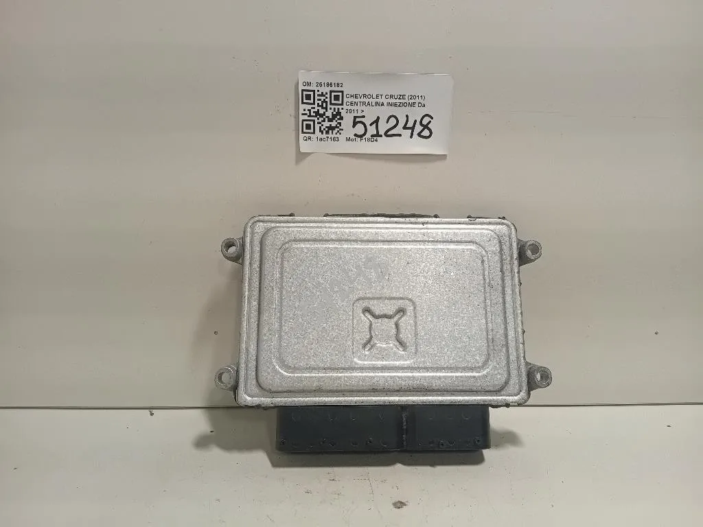 Centralina Iniezione 25186182 96964295 Chevrolet Cruze 2011