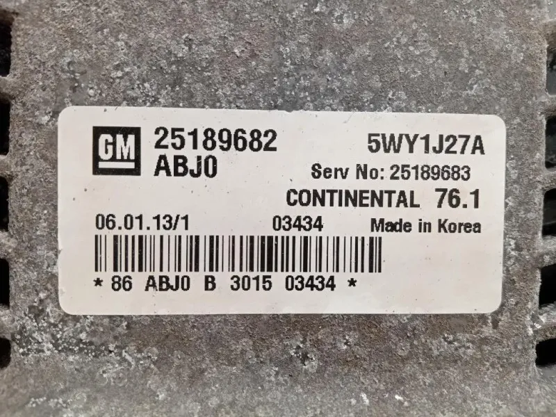 Centralina Iniezione 25189682 Chevrolet Orlando 2011