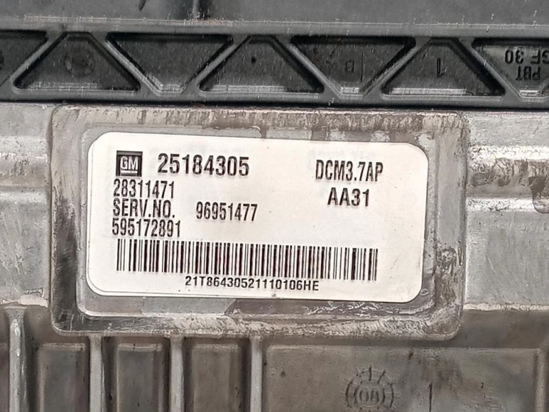 Centralina Iniezione 25184305 Chevrolet Orlando 2011