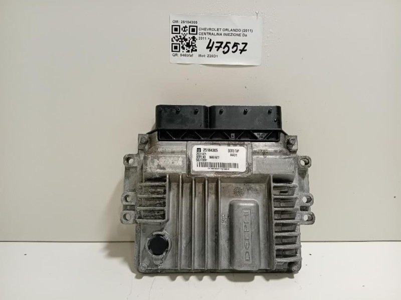 Centralina Iniezione 25184305 Chevrolet Orlando 2011
