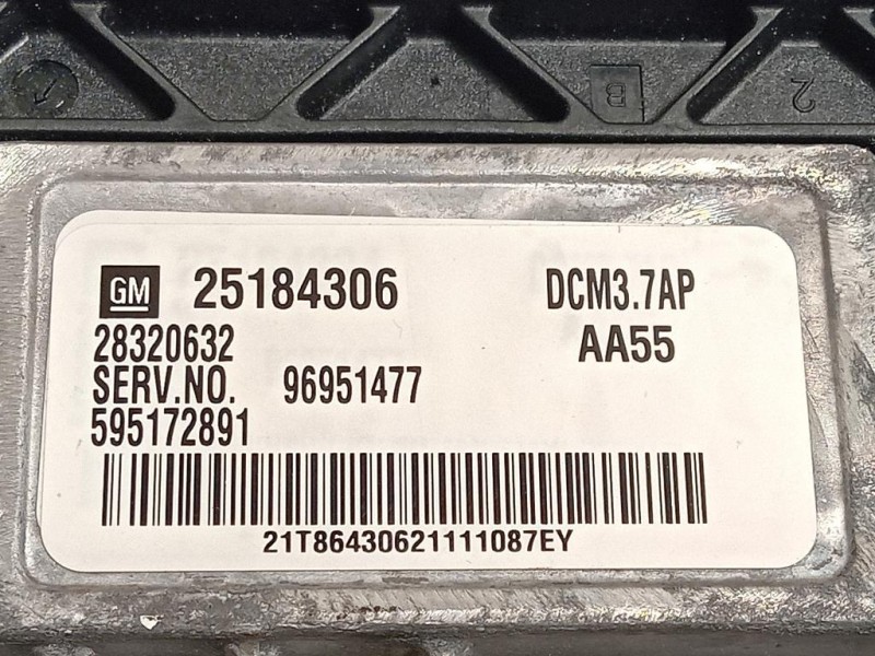 Centralina Iniezione 25184306 Chevrolet Orlando 2011