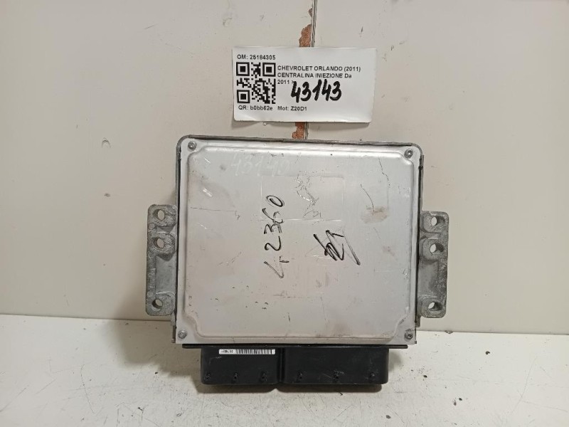 Centralina Iniezione 25184305 Chevrolet Orlando 2011