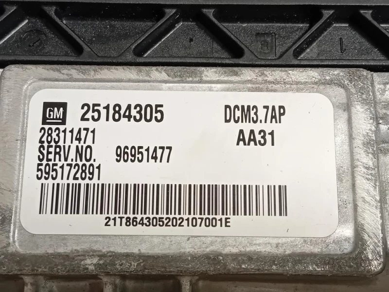 Centralina Iniezione 25184305 Chevrolet Orlando 2011