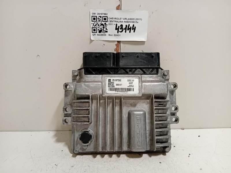 Centralina Iniezione 25187592 Chevrolet Orlando 2011