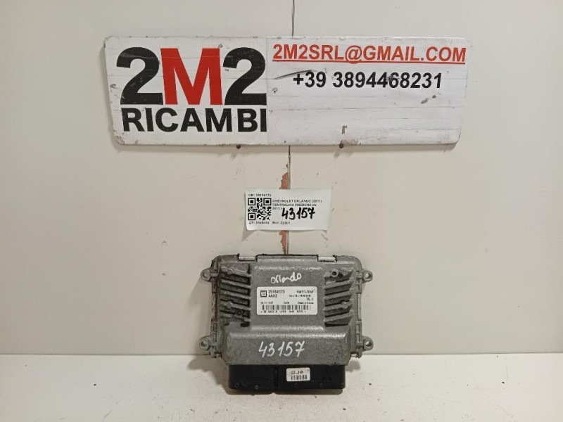Centralina Iniezione 25184173 Chevrolet Orlando 2011