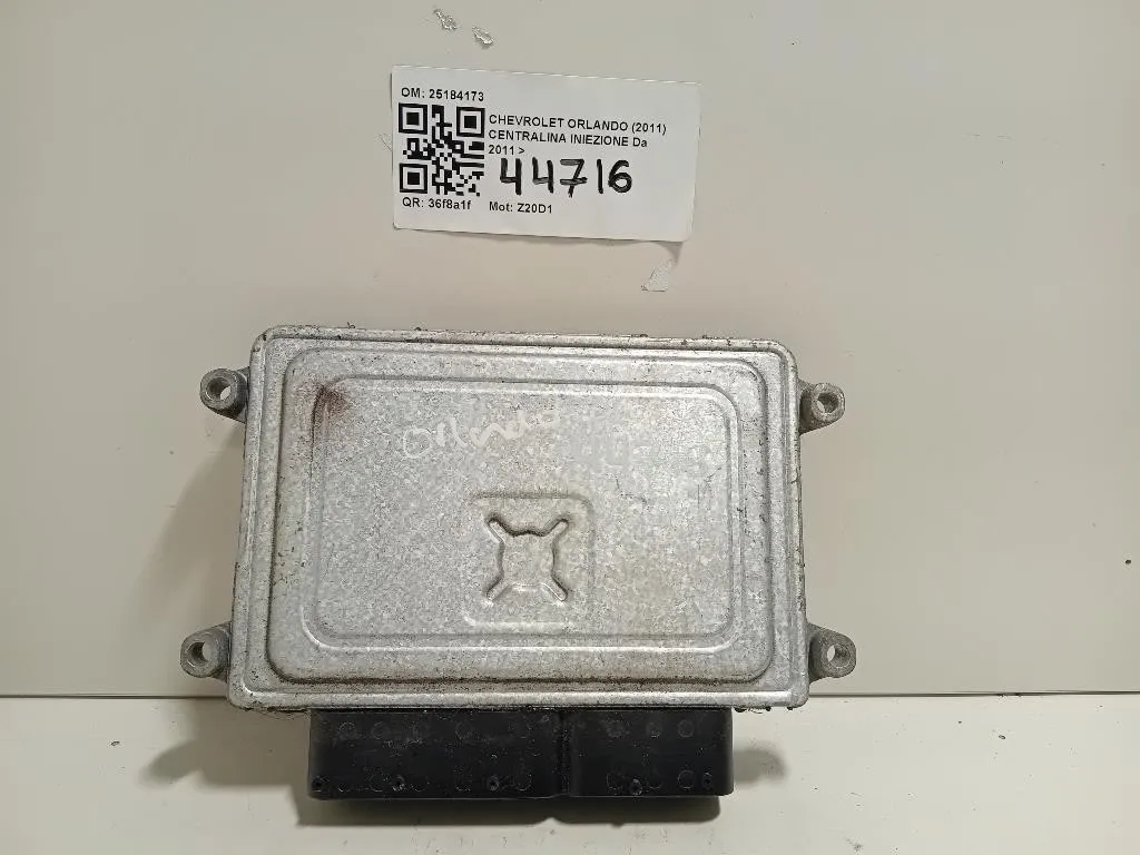 Centralina Iniezione 25184173 Chevrolet Orlando 2011