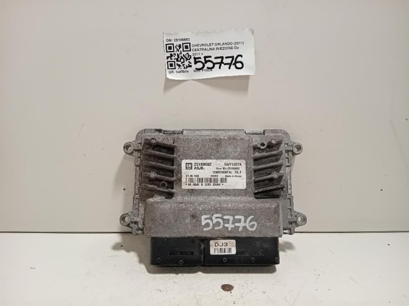 Centralina Iniezione 25189682 Chevrolet Orlando 2011