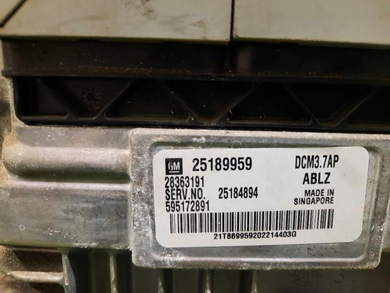 Centralina Iniezione 25189959 Chevrolet Orlando 2011