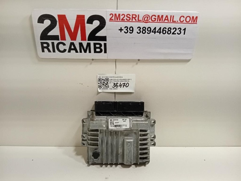 Centralina Iniezione 25187592 CENTRALINA ECU Chevrolet Orlando 2011
