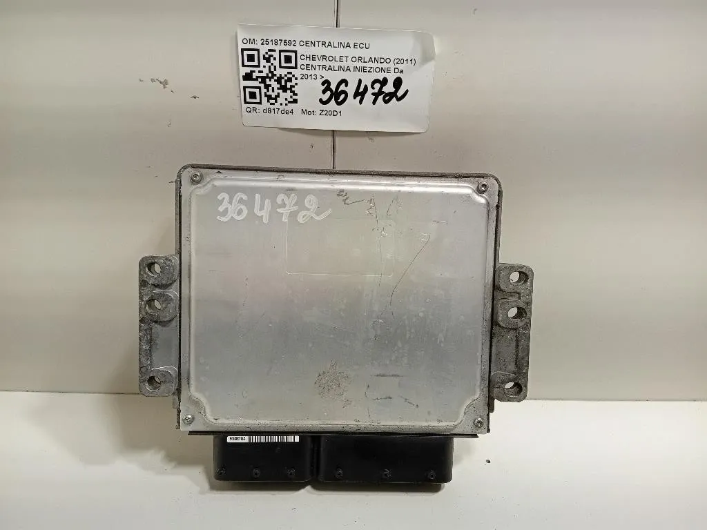 Centralina Iniezione 25187592 CENTRALINA ECU Chevrolet Orlando 2011