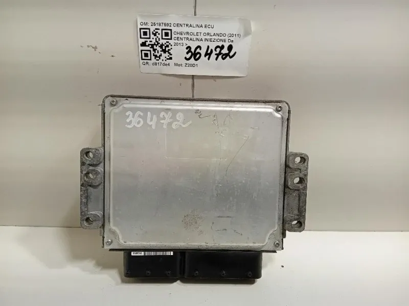 Centralina Iniezione 25187592 CENTRALINA ECU Chevrolet Orlando 2011