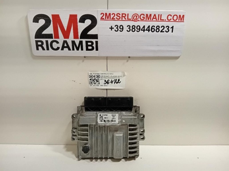 Centralina Iniezione 25187592 CENTRALINA ECU Chevrolet Orlando 2011