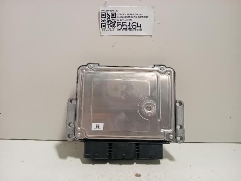 Centralina Iniezione 9808016480 Citroen Berlingo III 2015