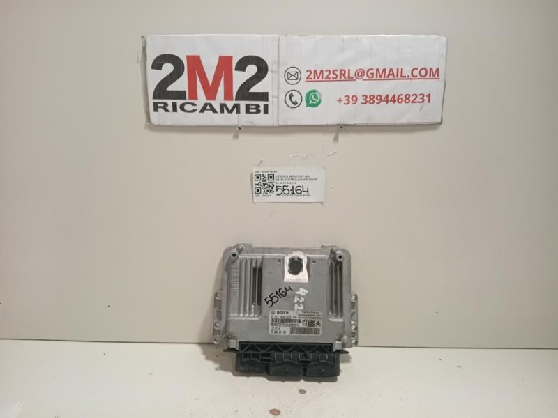 Centralina Iniezione 9808016480 Citroen Berlingo III 2015