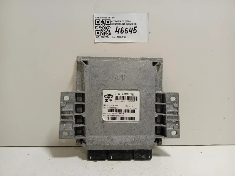 Centralina Iniezione 96 537 757 80 Citroen C2 2004
