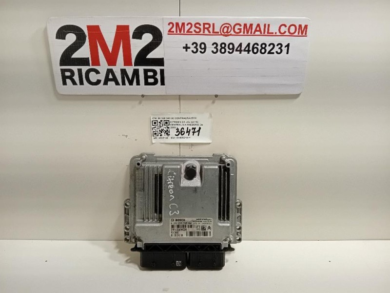 Centralina Iniezione 98 326 943 80 CENTRALINA ECU Citroen C3 III 2016