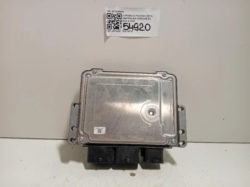 Centralina Iniezione 9878495980 Citroen C3 Picasso 2013