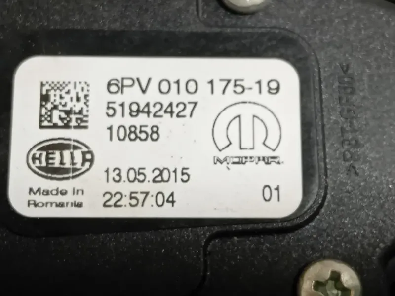 Pedale Acceleratore 51942427 Fiat 500X 2015