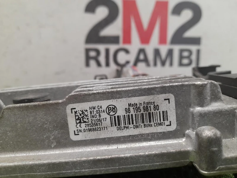 Centralina Iniezione 9819598180 Citroen C4 Grand Picasso II 2016